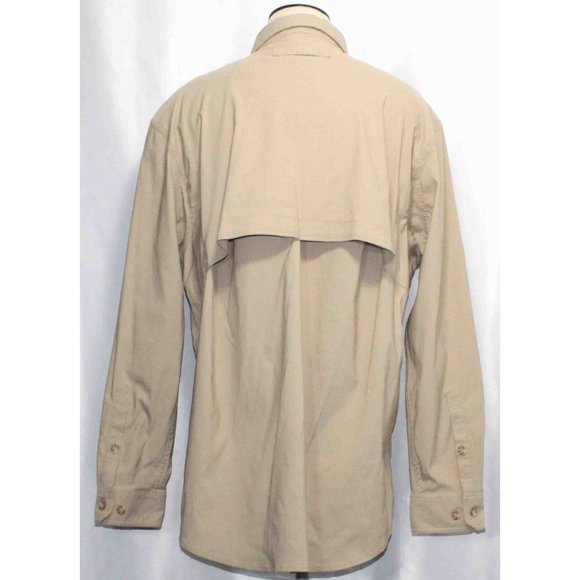 Duluth Trading Co. Dry on the Fly Beige L/S Shirt 45207 Mens Size 2XLT Excellent - Picture 3 of 4